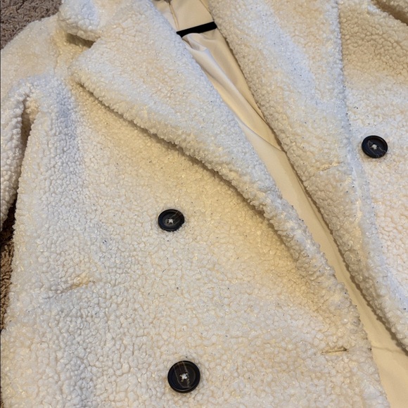Nine West Cream Teddy Jacket - Picture 3 of 8